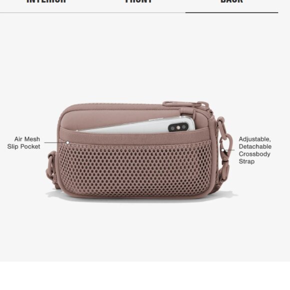 NWOT Dagne Dover Limited Edition Mara Tropiflora Air Mesh Crossbody Bag - Picture 9 of 10